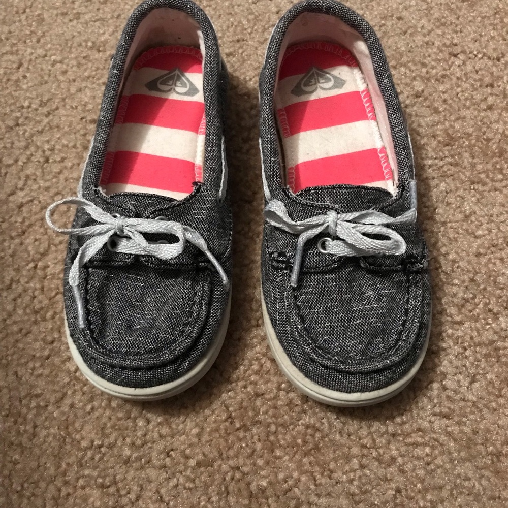 Roxy Girls kids toddler slip on shoes - size 10